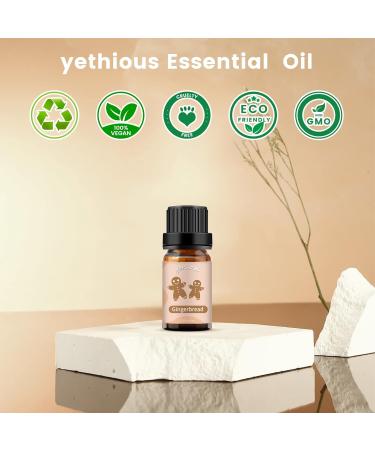 yethious Premium Grade Gingerbread Fragrance Oil - Gingerbread Scented Oils for Diffusers Soap Candle Bath Bombs Making Perfume Gingerbread 10 ml (Pack of 1) - Buy Online on SooperMarket.com