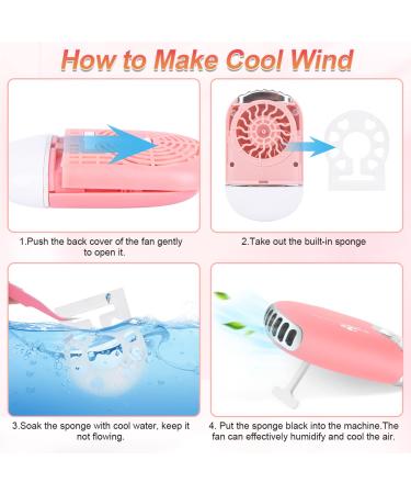 Guifizeiom Lash Fan Dryer & Eyelash Cleaning Kit - Extension Supplies, Mascara Wands, USB Fan, Aftercare Bags (Pink) - Buy Online on SooperMarket.com