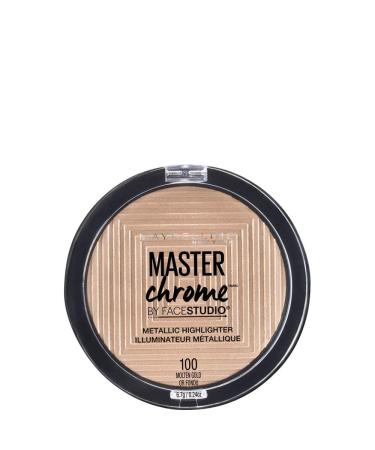 Maybelline Master Chrome Highlighting Powder 100 Molten Gold 8g