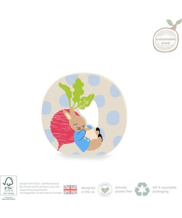 Peter Rabbit Wooden Letter O by Orange Tree Toys - Alphabet Animal for Personalized Baby Name | Nursery Decor for Boys and Girls - Buy Online on SooperMarket.com