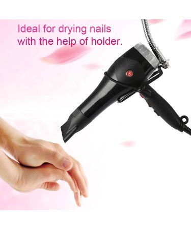 KUIKUI Hands-Free Hair Dryer Wall Holder with 360 Degree Rotation and Strong Suction Cup - Buy Online on SooperMarket.com