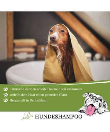 Lillis Naturals Dog Shampoo with Natural Herbs - 500ml for Skin & Coat Care | International Shipping - Buy Online on SooperMarket.com