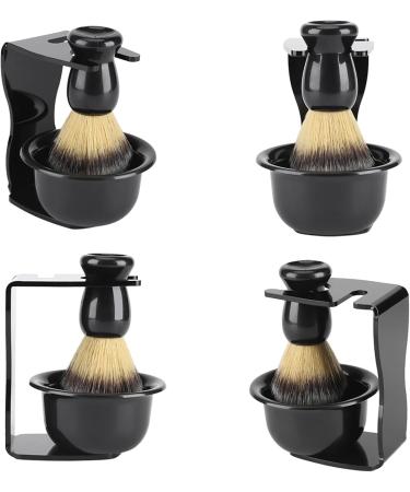 Complete Men's Shaving Kit - Synthetic Brush Stand & Bowl | Exfoliating Bristles for Ultimate Shaving Experience - Buy Online on SooperMarket.com