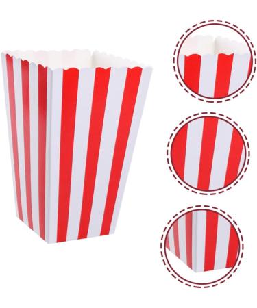 HOMSFOU 50 Pcs Boxes Popcorn Carton Popcorn Holder Popcorn Bowl Popcorn Bags Movie Night Gift Popcorn Machine Popcorn Packets Popcorn Containers Gifts Popcorn Bucket Classic Paper Gift Bag - Buy Online on SooperMarket.com