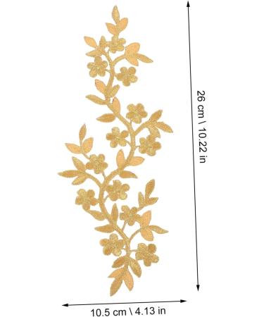 Operitacx 8 Pcs Vine Leaves Cloth Sticker Sew on Patch Kids Tiara Lace Headdress Diy Accessories Clothing Long Assorted Colorx4pcs 26X10.5X0.1CMx4pcs - Buy Online on SooperMarket.com