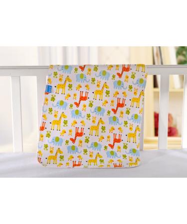Twoworld Cotton Bamboo Diaper Changing Pad | Breathable Waterproof Liner (20x28in) | Washable & Reusable - Buy Online on SooperMarket.com