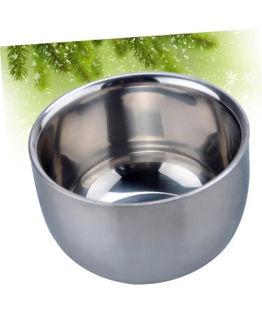 Buy Housoutil Stainless Steel Shaving Bowl | Shave Bowl with Lids for Shaving Cream & Soap | Perfect Mixing Bowl for Rich Lather - Buy Online on SooperMarket.com