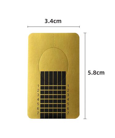 120 Piece Nail Stencils - Self-Adhesive Golden Modeling Stencils for Gel & Nail Extensions | International Shipping - Buy Online on SooperMarket.com