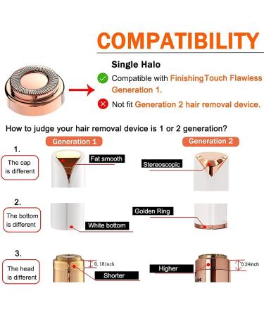 Facial Finishing Replacement Head - Compatible with Ladies Razor for Smooth Results - Buy Online on SooperMarket.com