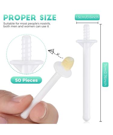 Nose Wax Sticks Applicators - Nostril Cleaning Removal Tool (50 Pack) - Buy Online on SooperMarket.com