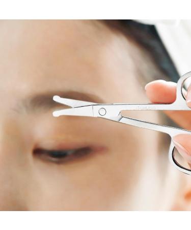 Bartscher Men's Nasal & Ear Hair Scissors - Rounded Tip Stainless Steel Grooming Tool - Buy Online on SooperMarket.com