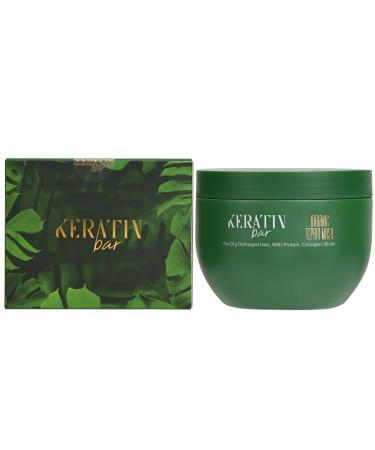 Hair Mask Deep Conditioner Treatment Keratin Protein Collagen Repair & Dry Damaged Hair All Hair Types Vitamin (Organic Hair Mask)