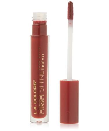 L.A. COLORS High Shine Shea Butter Lip Gloss  Scarlett  0.14 Ounce Scarlett 0.14 Fl Oz (Pack of 1)