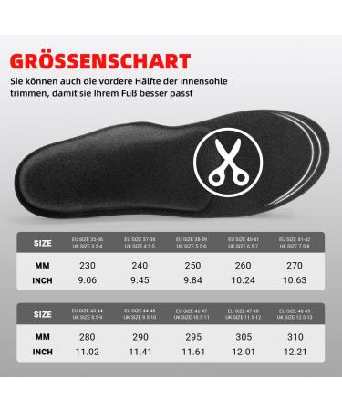 Valsole Orthopedic Insoles for Men & Women | Soft Functional Shoe Inserts for Flat Feet & Plantar Fasciitis | EU Size 41-42 (27cm) - Relief from Foot Pain - Buy Online on SooperMarket.com