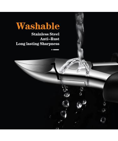 RIMEI Professional Toenail Clippers - Thick & Ingrown Nail Cutters for Men & Seniors | Podiatrist Recommended Stainless Steel Pedicure Tool - Buy Online on SooperMarket.com
