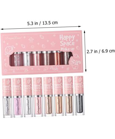 Angoily 8pcs Diy Highlight Makeup Cosmetics Bling Shadow Liquid Women Eye Glitter Tool Eyeshadow - Buy Online on SooperMarket.com