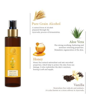 Forest Essentials Body Mist Honey & Vanilla 130ml - Buy Online on SooperMarket.com