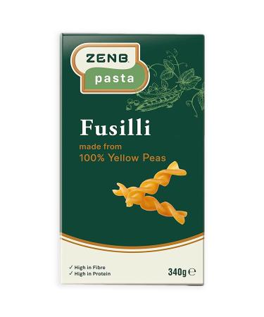 Grehge e Pasta - 100% Yellow Pea Fusilli - Vegan and Coeliac Friendly - 21g Protein Per 100g - 340g (Single Box)