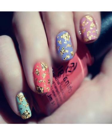 Gel Nail Polish Set 12 Pot/Set Nail Art Accessories Gold Silver Paillette Foil Chip Sparkling Flake DIY Glitter Decal Acrylic UV Gel Decoration - Buy Online on SooperMarket.com