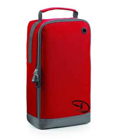 Joggabom's sports shoe pocket golf shoe bag soccer shoe bag water -repellent shoe bag strong seams and wipeable inside ideal for adults and children classic red M