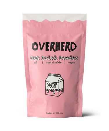 Overherd Powdered Oat Milk (4L) Vegan Coffee Creamer for Tea & Coffee Gluten-Free & Dairy Free Milk Ideal for Travel Festivals Camping