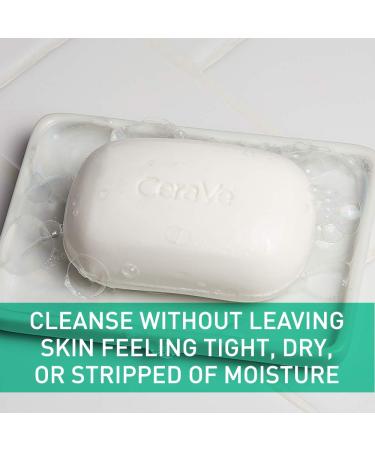 CeraVe Foaming Cleanser Bar 4.5 oz - Soap-Free Body and Face Cleanser for Oily Skin - Buy Online on SooperMarket.com