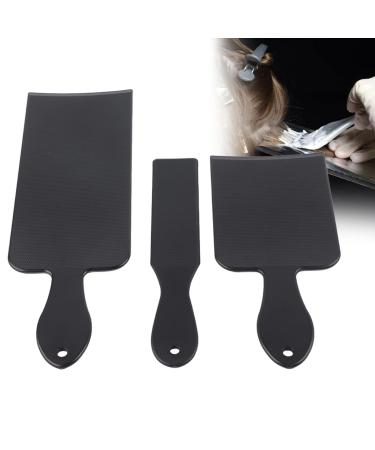 3PCs highlighting board hair color paddle balayage board hair color board for hair-bleached hair color and salon applications including large medium small size