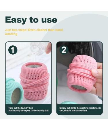 Washing Machine Laundry Ball Fabric Softener Dispenser 2024 New Ball Dispenser for Fabric Softener Fabric Softener Dispenser Laundry Balls Reusable Laundry Liquid Detergent Dispensing (3PCS C) - Buy Online on SooperMarket.com