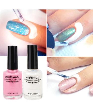 5 set of Nail Polish Glue Peel Off Liquid Nail Art Tape Latex Tape Finger Skin Protected Liquid Nail Care Tool Pink 15ml 5 set of (Pink 15ml) - Buy Online on SooperMarket.com