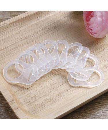 10pcs Pacifier Chains & Clips for Newborns | Cotton Band Holders & Adapters | Baby Shower Gift #3 - International Shipping Available - Buy Online on SooperMarket.com