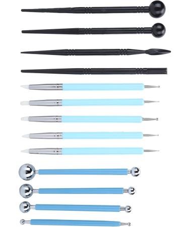 13 PCS Carving Modeling Clay Sculpting Tools Set - Premium Dotting Tools for Art Embossing & Nail Design - International Shipping Available - Buy Online on SooperMarket.com