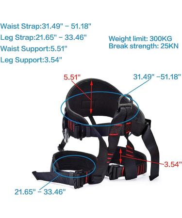 HeeJo Climbing  Safety Safe Seat Belt for Outdoor Tree Climbing  Outward Band Expanding Training Large Size Climbing Gear - Buy Online on SooperMarket.com