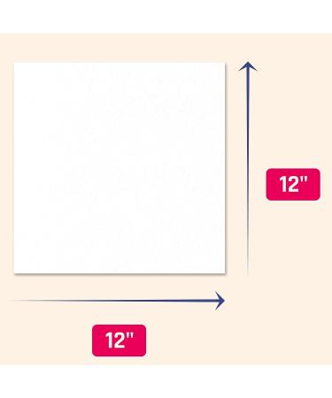 25 Sheets  White Cardstock Paper Heavyweight - 110 lb. Cover  12 x 12 White 25 Sheets - Buy Online on SooperMarket.com