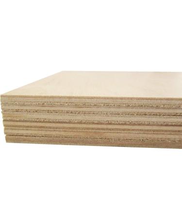 Premium Baltic Birch Plywood 3mm - 12x18 - 6 Flat Sheets - B/BB Grade Veneer for DIY Arts & Crafts, Woodworking, Laser Cutting Projects - Buy Online on SooperMarket.com
