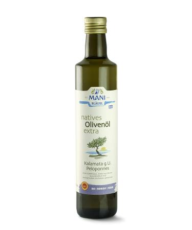 MANI Bl uel Oliven l Kalamata nativ extra Bio GR-BIO-03 500ml (vegan) 1 x 500 ml