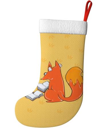 YYHHAOFA Sunflower Seeds and Foxes Prints Christmas Decorative Stockings : Soft Light and Tactile Suitable for Christmas Holiday Party - Buy Online on SooperMarket.com