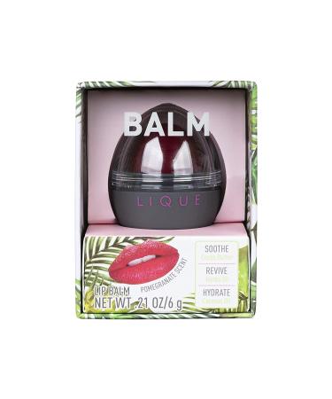 LIQUE Cosmetics Hydrating Lip Balm - Coconut & Jojoba Oils, Vegan Formula - Cheeky/Pomegranate - 0.21 Oz - Buy Online on SooperMarket.com