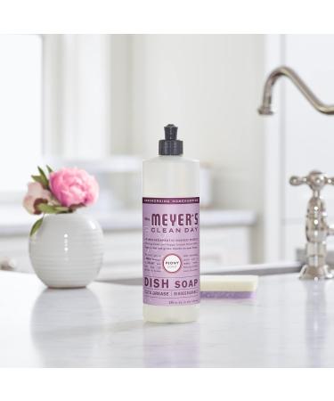 Mrs. Meyer's Peony Liquid Dish Soap 16 fl. oz - Pack of 3 | Biodegradable Formula - Buy Online on SooperMarket.com