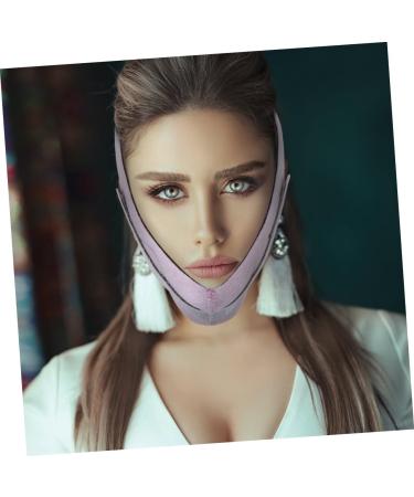 Baluue 1pc Thin Face Belt Tape Face Shaper Strap Lift Facial Slimming Strap -double Chin Mercerized Cloth 60X10.5X1cm Pink - Buy Online on SooperMarket.com