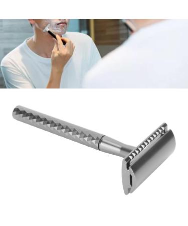 Men's Safety Bar Shaver - Short Handle Double Edge Manual Beard Cutter for Smooth Wet Shaving - Ideal for Men & Women - Buy Online on SooperMarket.com