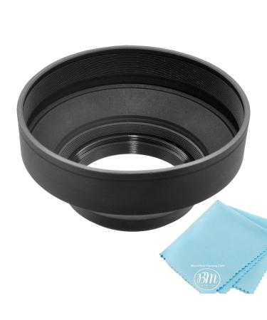 77mm Soft Lens Hood for Nikon COOLPIX P1000 16.7 Digital Camera