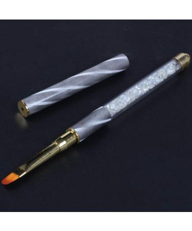Desikixudy Pen Rhinestone Acrylic Handle Carving Painting Gel Nail Extension Manicure Liner Pen 03 - Buy Online on SooperMarket.com
