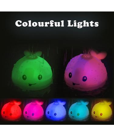 AURUZA Baby Light Up Bath Toy - Waterproof Design, Safe & Fun Baby Bath Toys for 0-6 Months to 5 Years (White) - Buy Online on SooperMarket.com