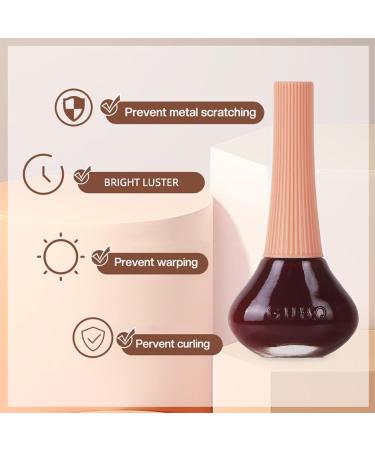 EONFAVE Red Nail Polish - Wine Red Nail Varnish - Long Lasting Chip Resistant & Quick Drying Nail Polish for DIY Nail Art Manicure at Home - No Need Cured - Buy Online on SooperMarket.com