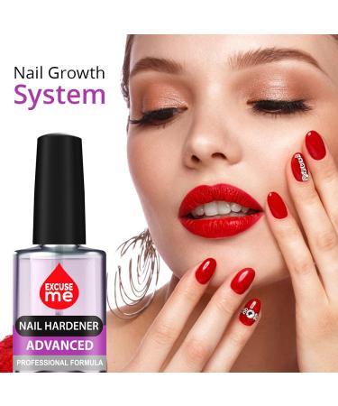 Excuse Me Nail Hardener 0.5 oz - Advanced Formula Strengthener for Nail Growth (Pack of 1) - Buy Online on SooperMarket.com