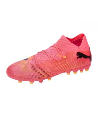 PUMA Unisex Kids Future 7 Match Mg Jr Soccer Shoe 34 EU Sunset Glow Puma Black Sun Stream