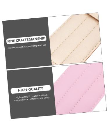 Beavorty 20 STK Eyelash Tweezers Protective Cover & Storage Bags | PU Leather Cosmetic Travel Pockets - Golden & Pink | Perfect for Facial Beauty Tools - Buy Online on SooperMarket.com