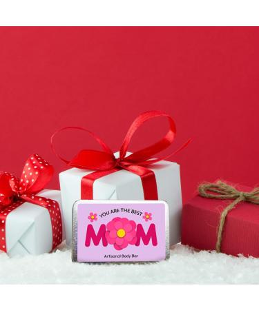 Shop Gears Out Best Mom Soap Bar & Tin Set - Unique Mother's Day Gift Pink Soap for Women Perfect Stocking Stuffer - Buy Online on SooperMarket.com