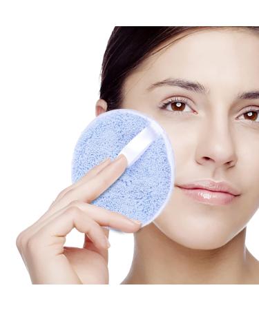 FRCOLOR 3Pcs Makeup Remover Pads - Soft Cleansing Cotton Round Beauty Sponge for Effortless Makeup Removal - Buy Online on SooperMarket.com