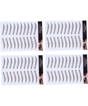Beavorty 12 Pcs Eyebrow Stickers Stick on Eyebrows False Eyebrows Cosmetics 4d Make up Makeup Tools - Buy Online on SooperMarket.com